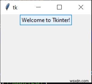 পাইথনে tkinter এ একটি বোতাম তৈরি করা হচ্ছে 