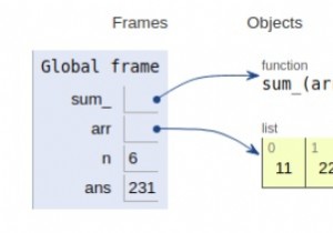 পাইথন প্রোগ্রামে অ্যারের সমষ্টি খুঁজুন 