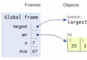 পাইথন প্রোগ্রাম একটি অ্যারের বৃহত্তম উপাদান খুঁজে বের করতে 