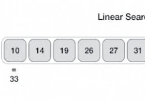 পাইথন প্রোগ্রামে রৈখিক অনুসন্ধান 