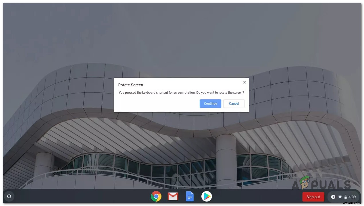 ChromeBook এ স্ক্রীন কিভাবে ঘোরানো যায়?