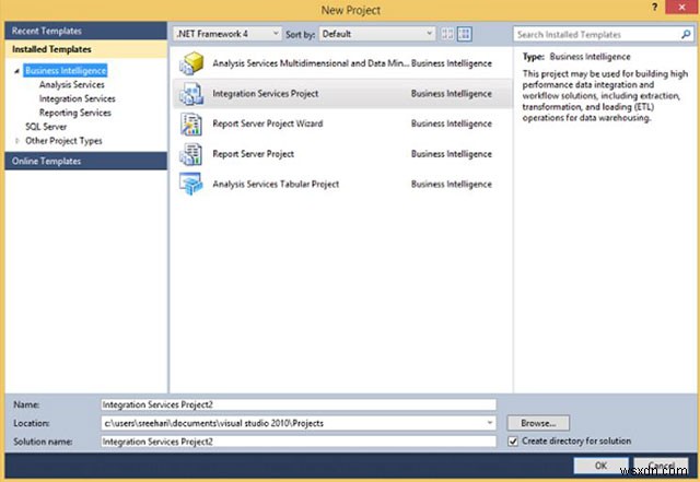 MS SQL সার্ভারে বিশ্লেষণ সেবা 