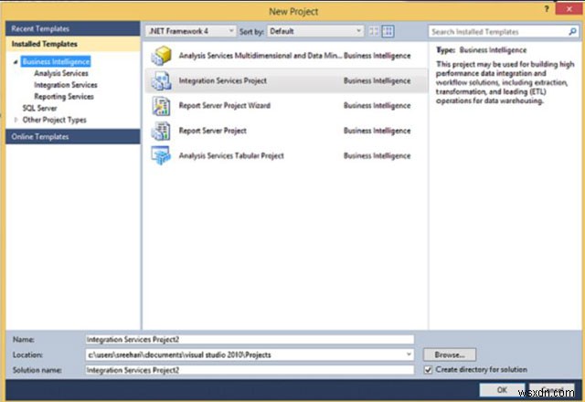 MS SQL সার্ভারে বিশ্লেষণ সেবা 