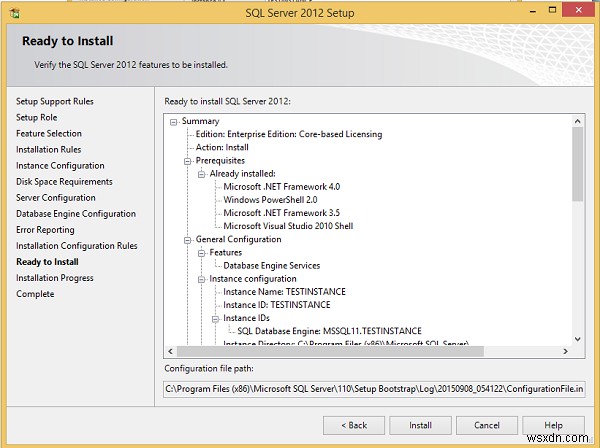 MS SQL সার্ভার ইনস্টল করার জন্য নির্দেশাবলী 