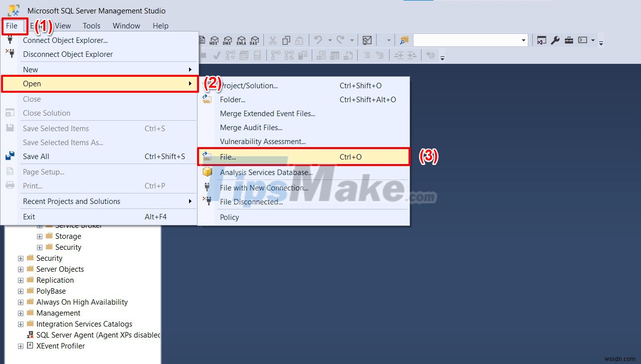 কিভাবে SQL সার্ভারে স্ক্রিপ্ট ফাইল থেকে ডেটা আমদানি করবেন 