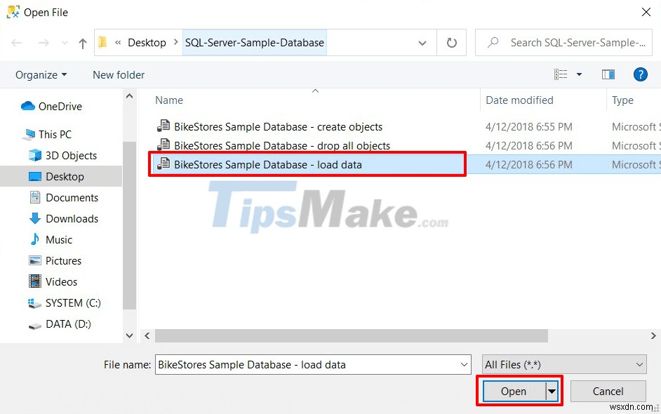 কিভাবে SQL সার্ভারে স্ক্রিপ্ট ফাইল থেকে ডেটা আমদানি করবেন 