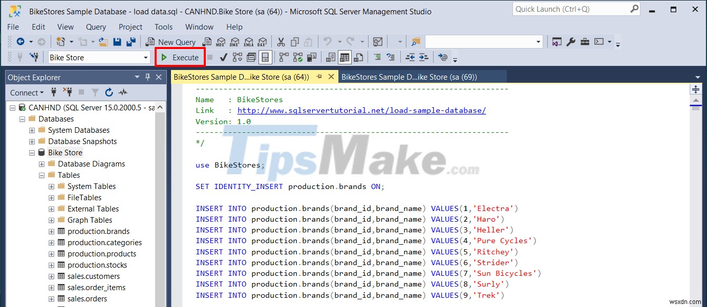 কিভাবে SQL সার্ভারে স্ক্রিপ্ট ফাইল থেকে ডেটা আমদানি করবেন 