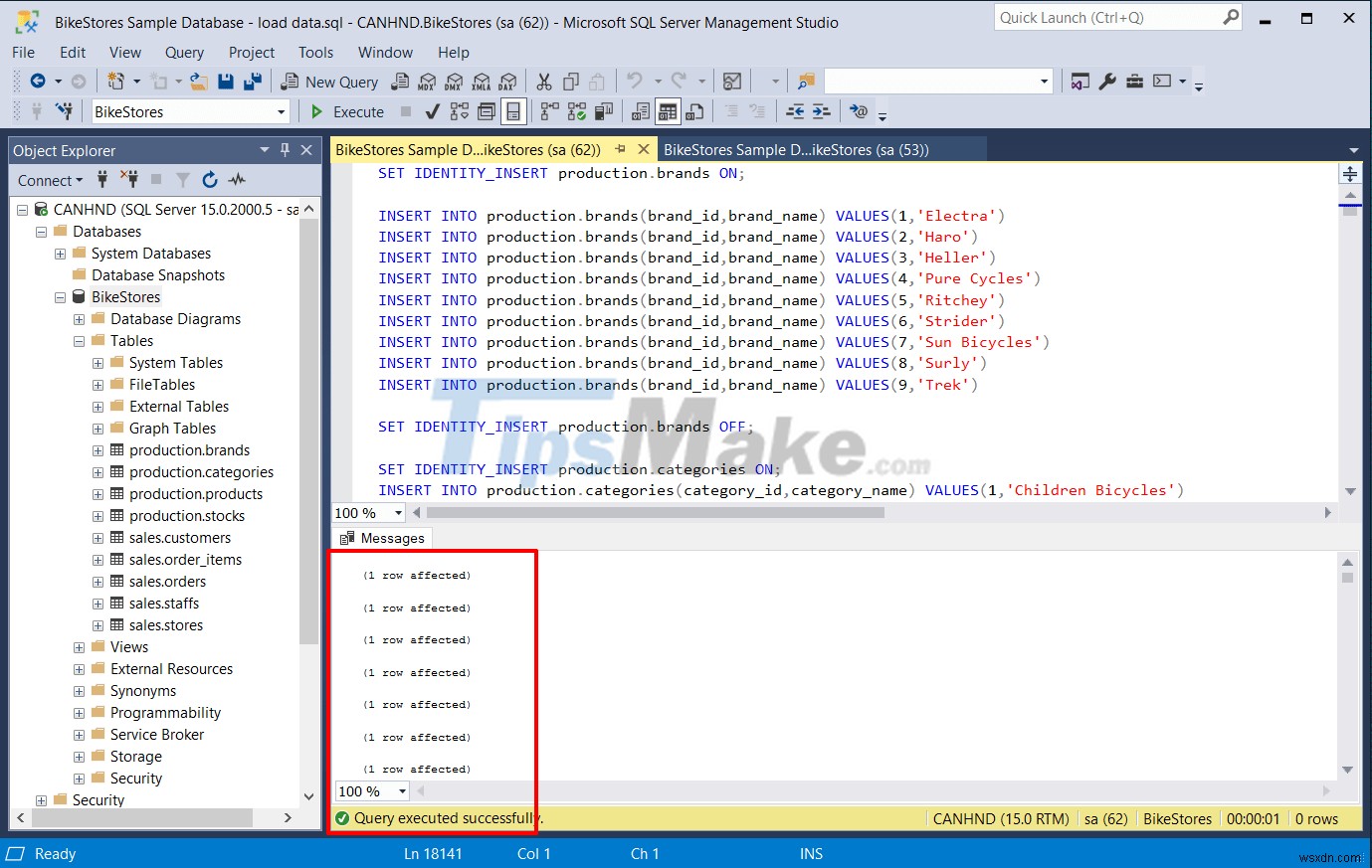 কিভাবে SQL সার্ভারে স্ক্রিপ্ট ফাইল থেকে ডেটা আমদানি করবেন 