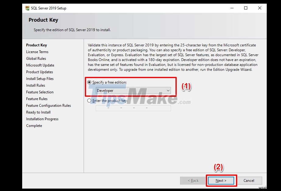 Windows 10-এ Microsoft SQL সার্ভার ইনস্টল করার ধাপ 