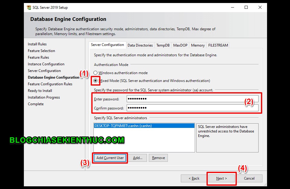 Windows 10-এ Microsoft SQL সার্ভার ইনস্টল করার ধাপ 