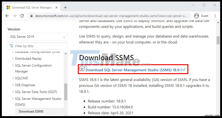 Windows 10-এ Microsoft SQL সার্ভার ইনস্টল করার ধাপ 