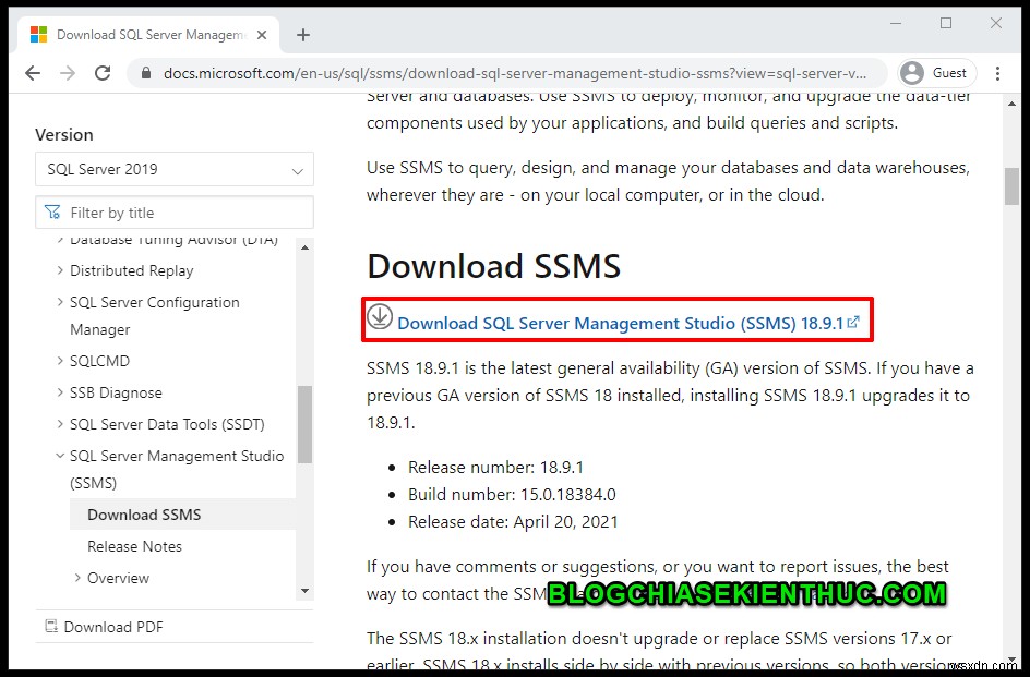 Windows 10-এ Microsoft SQL সার্ভার ইনস্টল করার ধাপ 