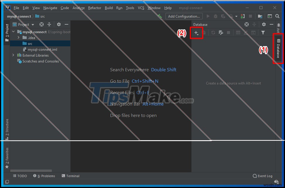 IntelliJ-এ MySQL সার্ভারের সাথে কিভাবে সংযোগ করতে হয় তার নির্দেশাবলী 