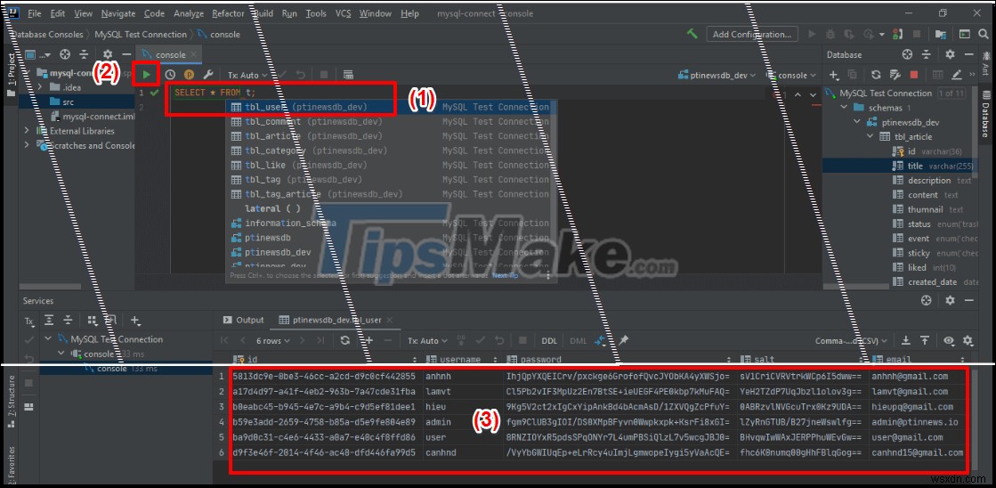 IntelliJ-এ MySQL সার্ভারের সাথে কিভাবে সংযোগ করতে হয় তার নির্দেশাবলী 