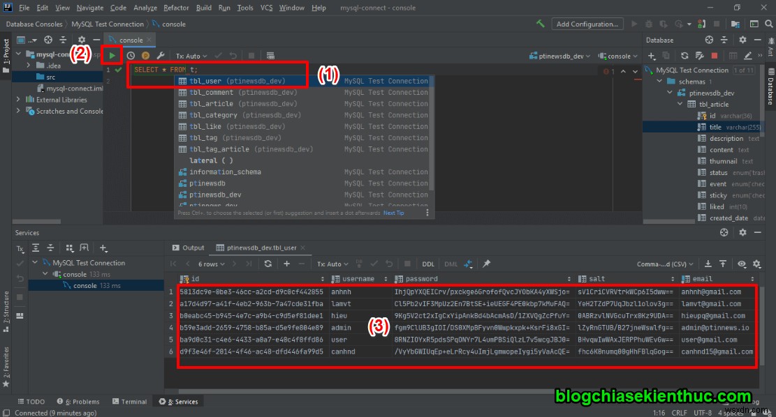 IntelliJ-এ MySQL সার্ভারের সাথে কিভাবে সংযোগ করতে হয় তার নির্দেশাবলী 