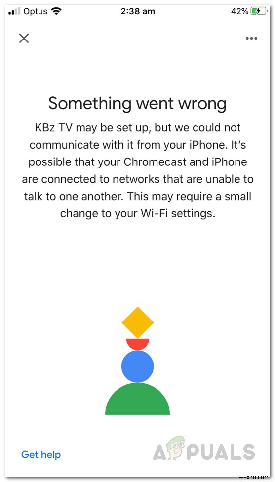 Chromecast ত্রুটি  কিছু ভুল হয়েছে ? এই সংশোধন চেষ্টা করুন 