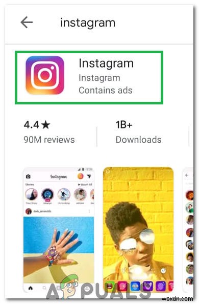 স্থির করুন:Instagram-এ অজানা নেটওয়ার্ক ত্রুটি