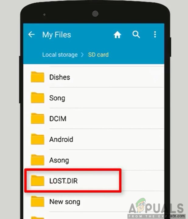 অ্যান্ড্রয়েড ডিভাইসে LOST.DIR ফোল্ডার কী?