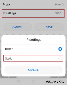 স্থির করুন:IP ঠিকানা পেতে ব্যর্থ