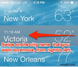 আইফোন এবং আইপ্যাডের জন্য আবহাওয়া অ্যাপ থেকে শহরগুলি কীভাবে সরানো যায়
