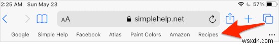 আইপ্যাডের জন্য সাফারিতে বুকমার্ক বার কীভাবে সক্ষম করবেন