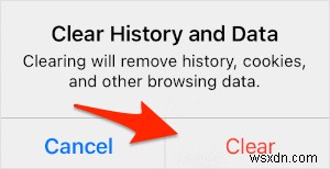 আইপ্যাডের জন্য সাফারিতে ক্যাশে, ইতিহাস এবং কুকিজ কীভাবে সাফ করবেন