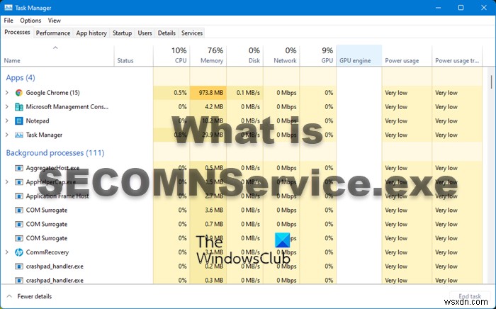 SECOMNService.exe কি? আমি কি এটা নিষ্ক্রিয় করতে পারি? 