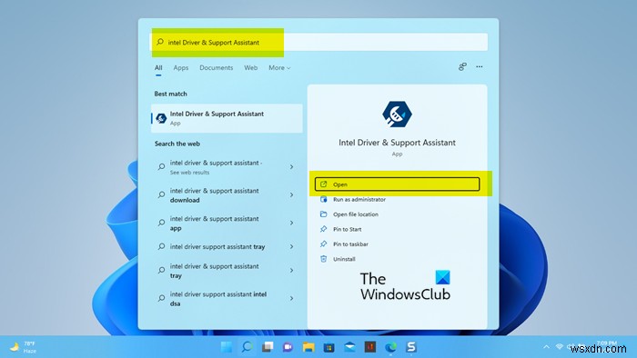 ইন্টেল ড্রাইভার এবং সাপোর্ট সহকারী Windows 11/10 এ কাজ করছে না 