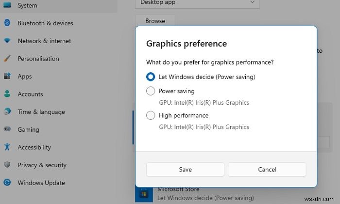 গেমটি Windows 11 এ GPU ব্যবহার করছে না 