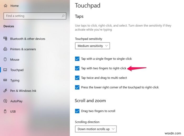 উইন্ডোজ 11/10-এ ডান ক্লিকের জন্য কীভাবে দুটি আঙুলের ট্যাপ সক্ষম করবেন 