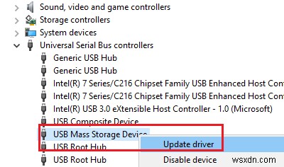USB ভর সংগ্রহস্থল ডিভাইস ড্রাইভার দেখাচ্ছে বা কাজ করছে না 
