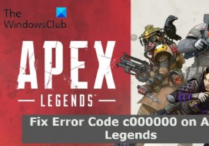 Apex Legends এ ত্রুটি কোড c000000 ঠিক করুন