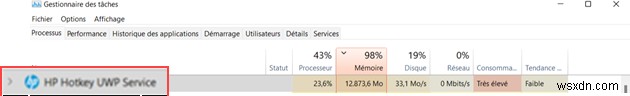 উইন্ডোজ 11/10-এ HP HotKey UWP পরিষেবা উচ্চ মেমরি এবং CPU ব্যবহার 