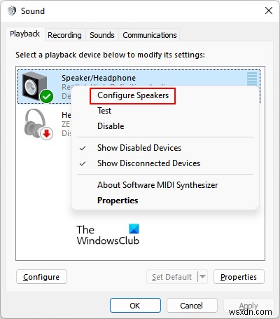 Windows 11/10 এ অডিও ডিভাইস অক্ষম করা আছে