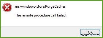 উইন্ডোজ স্টোর অ্যাপগুলির জন্য দূরবর্তী পদ্ধতি কল ব্যর্থ ত্রুটি৷ 
