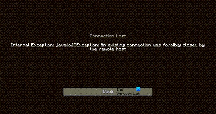 অভ্যন্তরীণ ব্যতিক্রম Java.IO.IOException Minecraft সমস্যা ঠিক করুন 