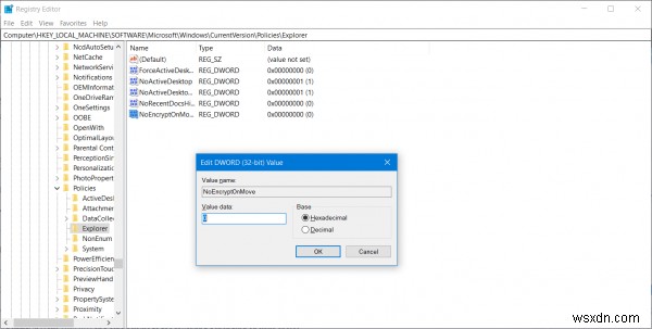 Windows 11/10-এ এনক্রিপ্ট করা ফোল্ডারে সরানো ফাইলগুলিকে স্বয়ংক্রিয়ভাবে এনক্রিপ্ট করবেন না 