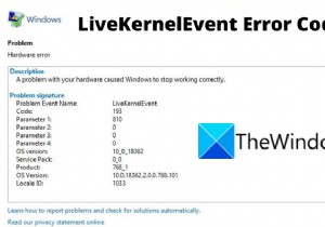 উইন্ডোজ কম্পিউটারে LiveKernelEvent ত্রুটি কোড 193 ঠিক করুন 