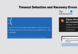 উইন্ডোজ কম্পিউটারে এএমডি ড্রাইভার টাইমআউট সনাক্তকরণ এবং পুনরুদ্ধারের ত্রুটিগুলি ঠিক করুন 