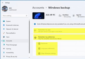 Windows 11 কে সমস্ত ডিভাইস জুড়ে অ্যাপ, পছন্দ, সেটিংস মনে রাখতে দিন 