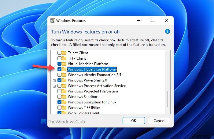 Windows 11 এ Android এর জন্য Windows সাবসিস্টেম চালু করতে অক্ষম৷ 