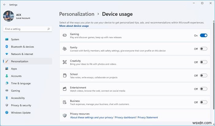 Windows 11 ব্যক্তিগতকরণ সেটিংস আপনাকে আপনার পিসি কাস্টমাইজ করতে সাহায্য করবে 