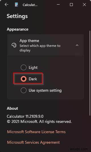 উইন্ডোজ 11 এর ক্যালকুলেটর অ্যাপে কীভাবে ডার্ক মোড সক্ষম করবেন 