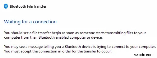 Windows 11/10 এ ব্লুটুথের মাধ্যমে একটি ফাইল পাঠাতে বা গ্রহণ করা যাবে না 
