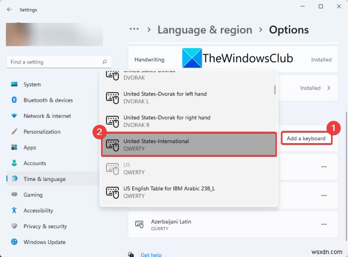উইন্ডোজ 11 এ কীভাবে কীবোর্ড লেআউট যুক্ত বা সরানো যায় 