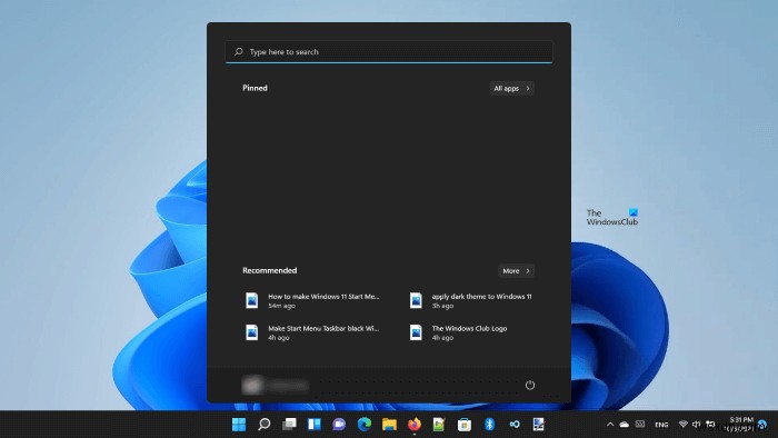 ডার্ক থিম ব্যবহার না করে কীভাবে Windows 11 স্টার্ট মেনু এবং টাস্কবারকে কালো করা যায় 