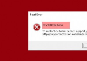Warzone Dev Error 6634 কিভাবে ঠিক করবেন 