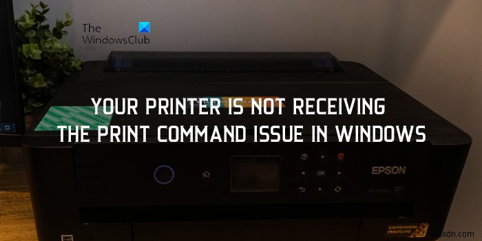 Windows 11-এ আপনার প্রিন্টার প্রিন্ট কমান্ডের সমস্যাটি পাচ্ছে না তা ঠিক করুন 