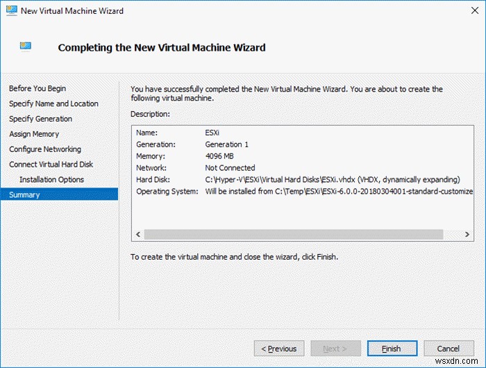 হাইপার-ভি ভার্চুয়াল মেশিনে কীভাবে VMWare ESXi ইনস্টল করবেন 