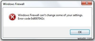 উইন্ডোজ আপডেট বা ফায়ারওয়ালের জন্য ত্রুটি 0x8007042c ঠিক করুন 